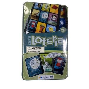 Loteria The Traditional Lottery Matching Game by Cardinal Original Metal in‎ Tin